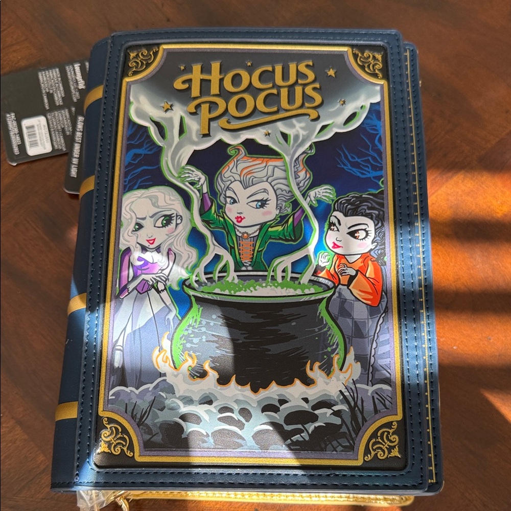 Disney Loungefly Hocus  Pocus Themed Book Crossbody NWT